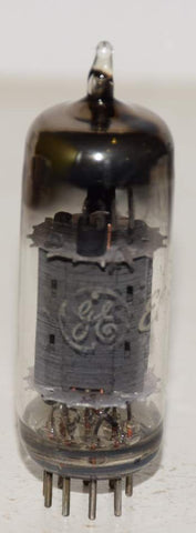 12BH7A GE gray oval plates used/good