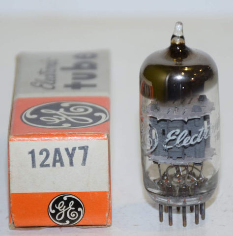 (!!!!) (Recommended Single) 12AY7 GE NOS 1960's (2.2/2.5ma)