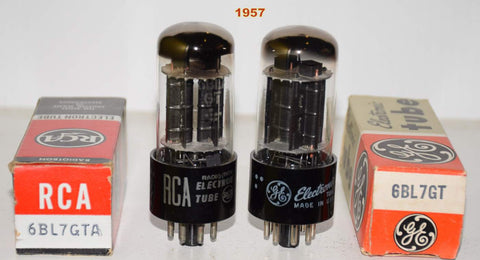 (!!) (Recommended Pair) 6BL7GT GE