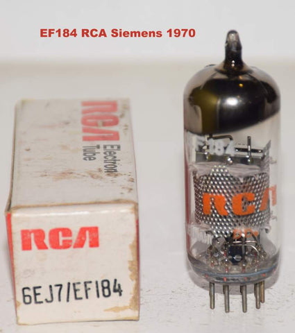 (!!) (SINGLE) EF184 Siemens rebranded RCA NOS 1970 (13.2ma)