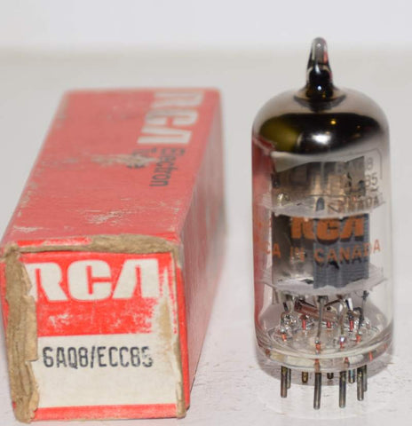 (!!) (Best Value Single) ECC85=6AQ8 RCA Canada NOS 1970's (12.6/11.0ma)