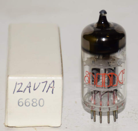 (!!!) (Best Value Single) 12AU7A=6680=ECC82 AMC by RFT East Germany NOS 1970's (13.0/11.4ma)