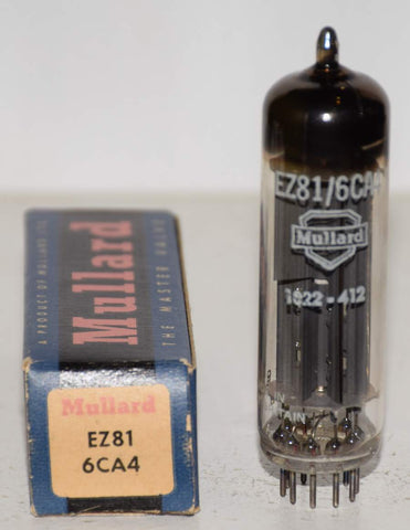 (!!!!) (Best Single) EZ81 Mullard Blackburn UK