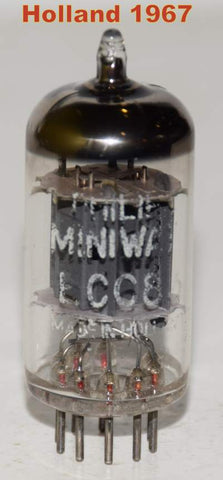 (!!!!) (Best Value 1965) 12AX7 Philips Miniwatt Holland like new 1965 (Gm=2000/2000 and 1.6/1.7ma) (Highest mA and Gm)