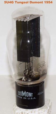(!) (Best Value Single) 5U4G Dumont by Tungsol used/good 1954 (50/40 and 52/40)