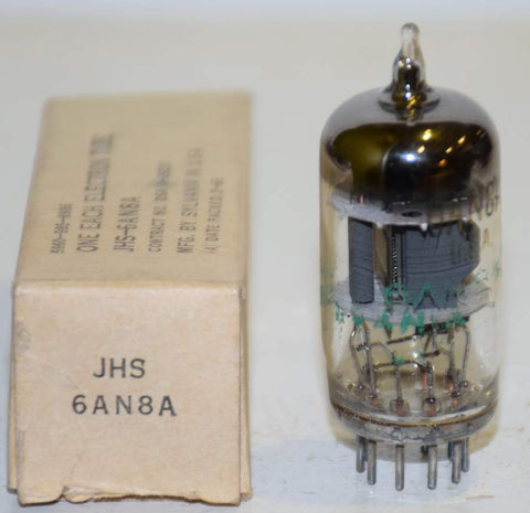 (!!!) (Recommended Single) JHS-6AN8A Sylvania NOS 1966 (13.6/16.5ma)
