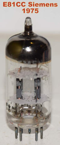 (!!!) (Single) E81CC=12AT7WA Siemens Munich Germany NOS 1975 (10.8/9.3ma)