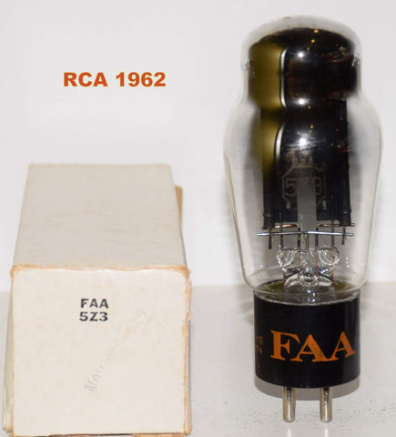 (!) (Best Single) 5Z3G RCA FAA NOS 1962 (56/40 and 55/40)