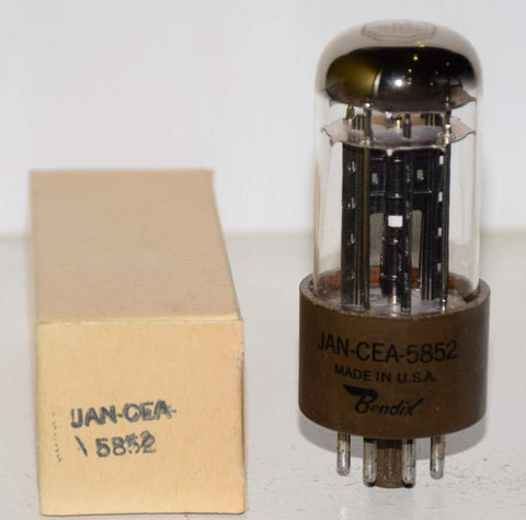 (!!!!) (Best 6X5GT Single) JAN-CEA-5852=6X5GT Bendix NOS 1953 (65/40 and 68/40) (Best Audio Grade 6X5GT)