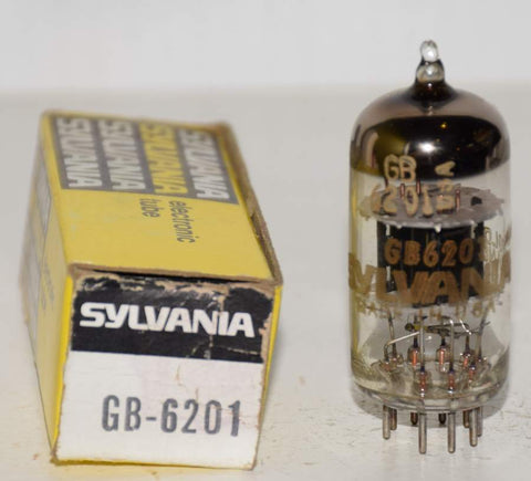 (!!!!) (Best Single) GB-6201 Sylvania Gold Brand NOS 1970 era (11.5ma/10.5ma)