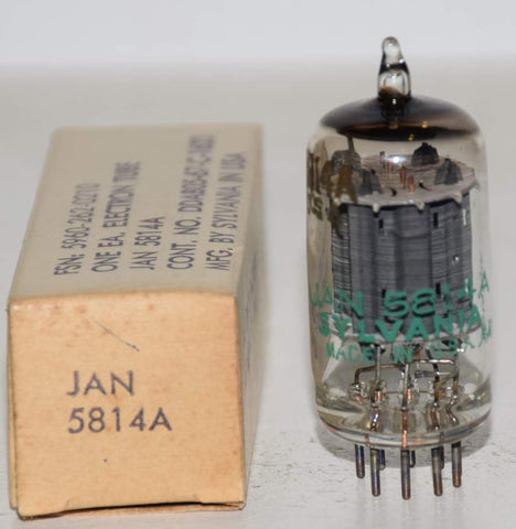 (!!!) JAN-5814A Sylvania NOS 1967 (8.4/9.2ma)