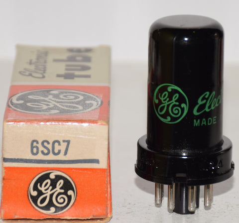 6SC7 GE NOS 1960's (1.7/2.0ma) (Fender, Silvertone)