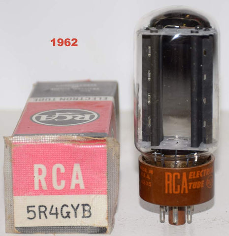 (!!) 5R4GYB RCA NOS 1962 large getter (54/40 and 50/40)