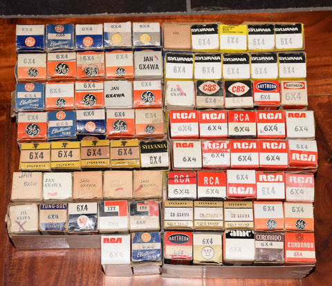 (!!!) (Set of 74) 6X4 US Brands NOS original boxes 1950-1980 era (set of 74)