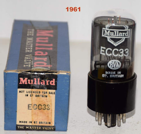 (!!!!) (Best Overall Single) ECC33 Mullard gray plates