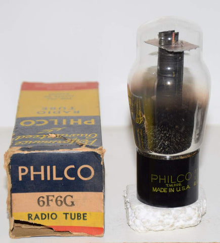 (!) 6F6G Sylvania Philco NOS 1949 (36.5ma)