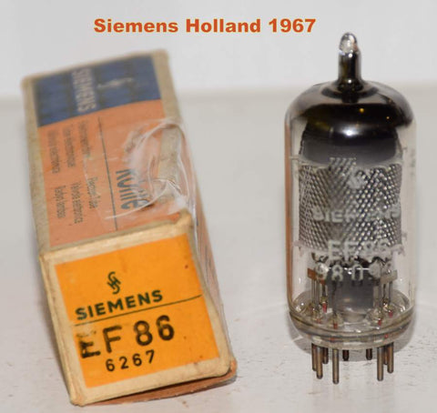 (!!!!) (Recommended Single) EF86 Siemens made by Philips Holland NOS 1967 (2.9ma)