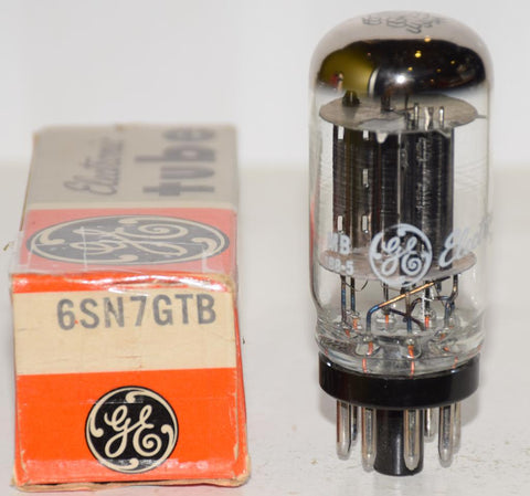 (!!!!) (Best Single 1970's) 6SN7GTB Sylvania branded GE coin-base NOS 1970's (9.2/9.2ma) 1-2% section balance