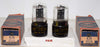(!!!!) (Best Value Pair) 6J5GT Raytheon black ribbed plate NOS 1940's tilted bottom mica (8.6ma and 8.2ma) (best value) (!!!!) (Best Value Pair) 6J5GT Raytheon black ribbed plate NOS 1940's tilted bottom mica (8.6ma and 8.2ma) (best value)