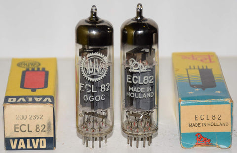 (READ REVIEW) ECL82=6BM8 Pope and Valvo Holland 1960-1966 (2.1/36ma and 2.1/34ma)