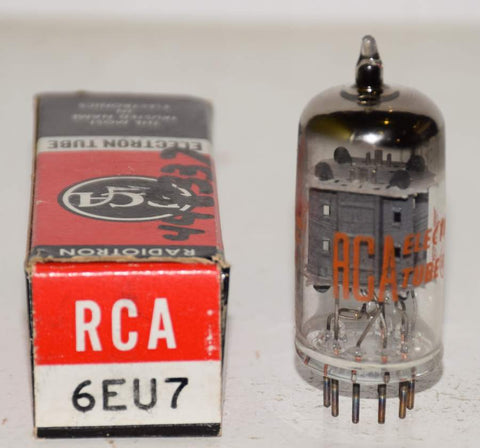 (!!!) (Recommended Single) 6EU7 RCA NOS 1967 (53/32 and 60/32)