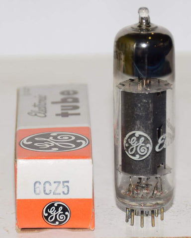 6CZ5 GE Canada black plate NOS 1969 (49ma) (Same build as RCA)