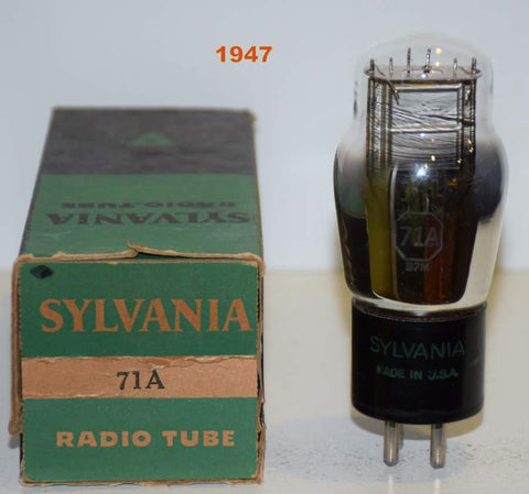 71A Sylvania NOS 1947 (25.3ma)