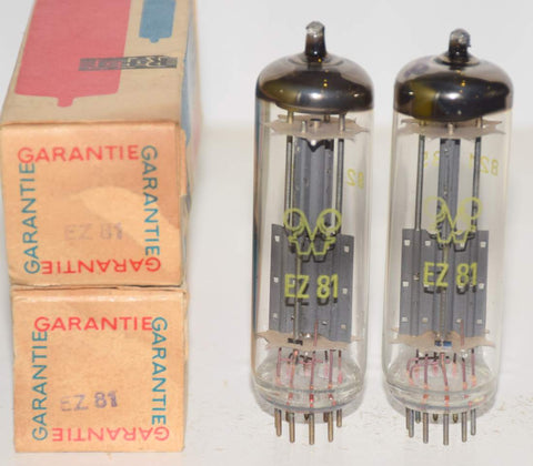 (!!!!) (Recommended Pair) 6CA4 RFT East Germany (Funkwerk) NOS 1970's (48-48/40 and 49-49/40)