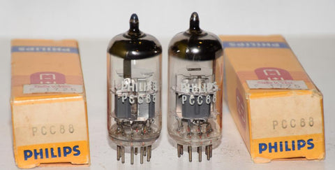(!!!!) (Best Value Pair #1) PCC88=7DJ8 Philips by EI Yugoslavia