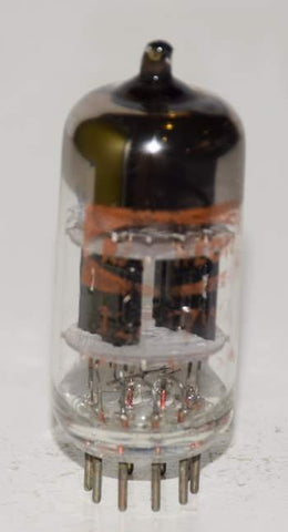 (!!) (Best Value Single) 12AT7WA Raytheon black plates - triple mica - O getter halo 1975 era like new (8.5/9.2ma)