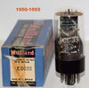 (!!!!) (2nd Best Single 1950's) ECC33=6SN7GT Mullard black plates platter getter halo NOS 1950-1955 (8.3/7.5ma) (!!!!) (2nd Best Single 1950's) ECC33=6SN7GT Mullard black plates platter getter halo NOS 1950-1955 (8.3/7.5ma)