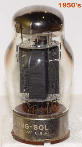 (!) (Single) 6550 Tungsol black plate used/good 1950's (115ma)