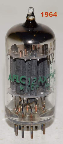 (!!!) (BEST SINGLE 1964) AFLC-12AX7WA Sylvania NOS 1964 (Gm=1900/1900)