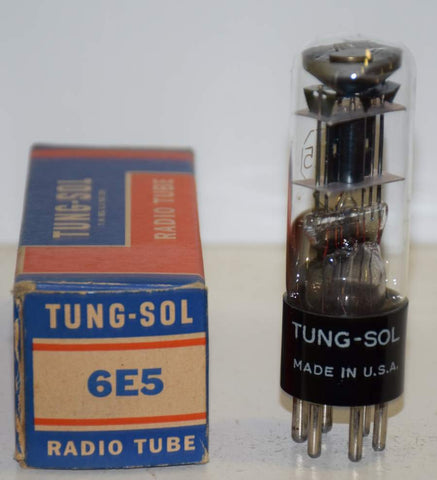 (!!) (Single) 6E5 Tungsol NOS 1952