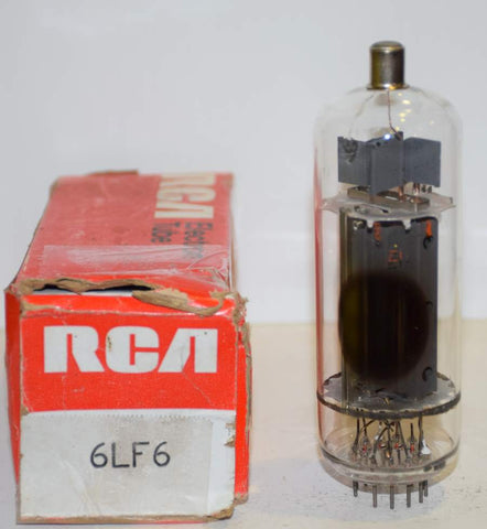 (!) (BEST SINGLE) 6LF6 RCA JAPAN branded Gt. Britain Big Bottle Euro style construction NOS 1973 (133ma)
