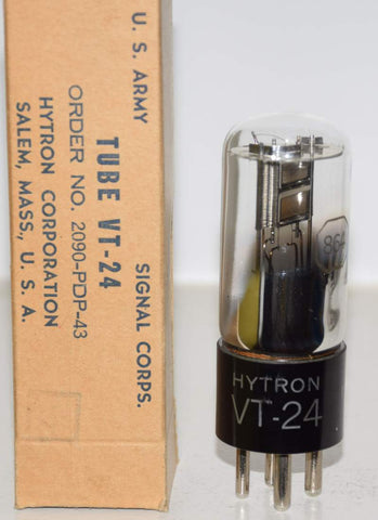 864=VT-24 Hytron USA NOS 1940's (10 in stock)