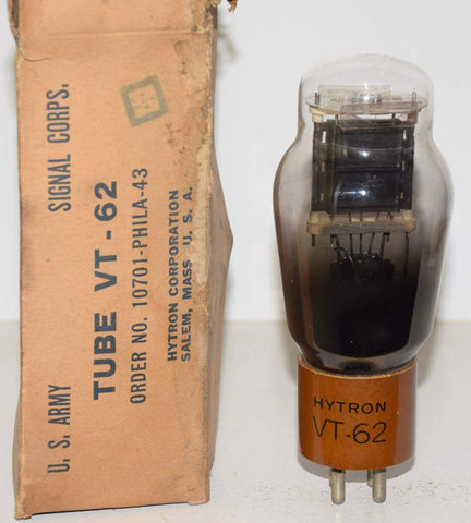 (!!) VT-62=801 Hytron NOS 1940's (26.8ma)