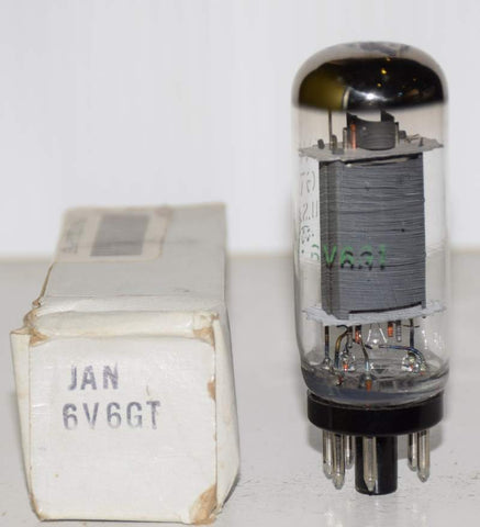 6V6GT GE coin-base NOS 1985 (40.6ma)