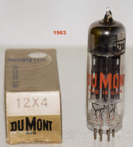 12X4 Tungsol branded Dumont black plates