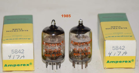 (!!!!) (Recommended Pair) 5842=417A Amperex