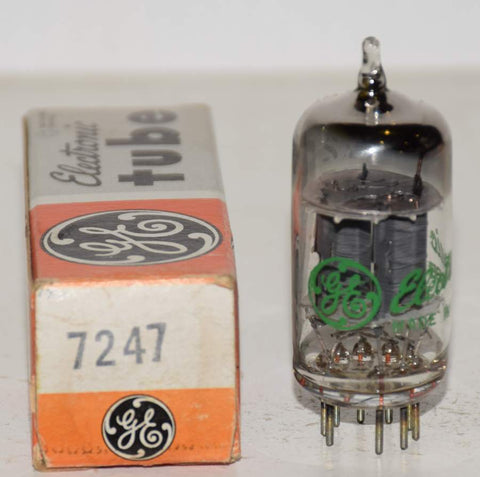 7247=12DW7 GE NOS 1960's (1.2/10.2ma)