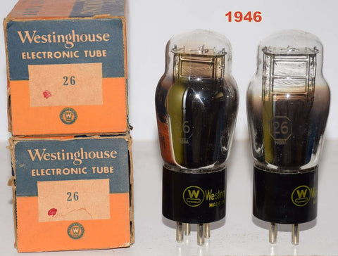 (Read Review) 26 Sylvania branded Westinghouse NOS 1946