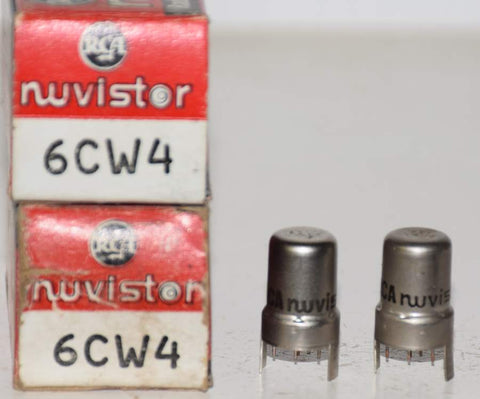 (!!!) (Best Pair #3) 6CW4 RCA NOS 1961-1965 (103/60 and 102/60)