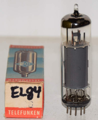 EL84 Telefunken Germany <> bottom used/good 1960's no printing (39.2ma)