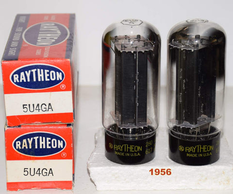 (!!!) (Best Pair) 5U4GA Raytheon double