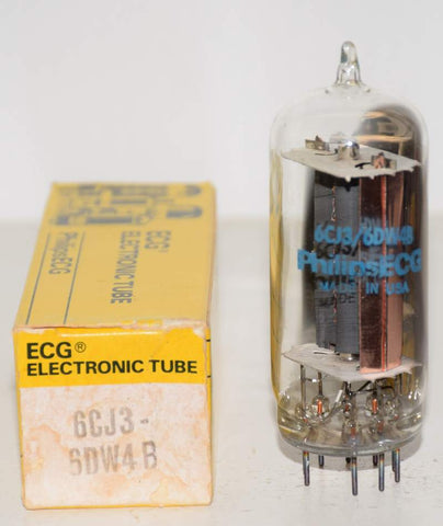 (!) (BEST SINGLE) 6CJ3=6DW4B Sylvania branded Philips tipped top NOS (88/60)