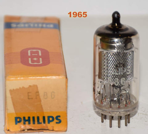 (!!!!) (Recommended Single) EF86 Philips Holland NOS 1965 (3.1ma)
