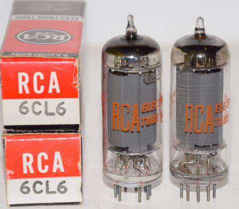 (PAIR) 6CL6 RCA NOS 1968 (22ma and 23ma)