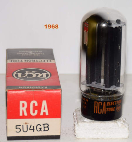 (!!!) (Recommended Single) 5U4GB RCA NOS 1968 (61/40 and 62/40)