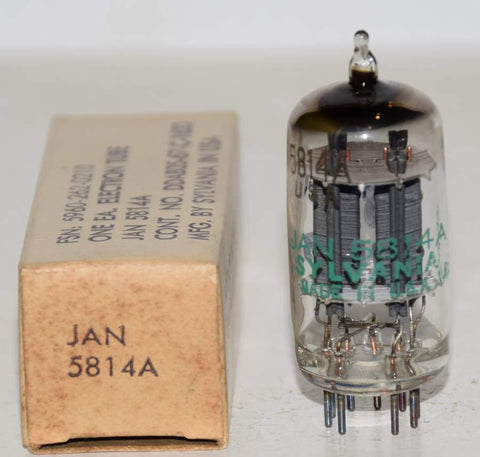 (!!!) JAN-5814A Sylvania NOS 1967 (8.6/11.2ma)